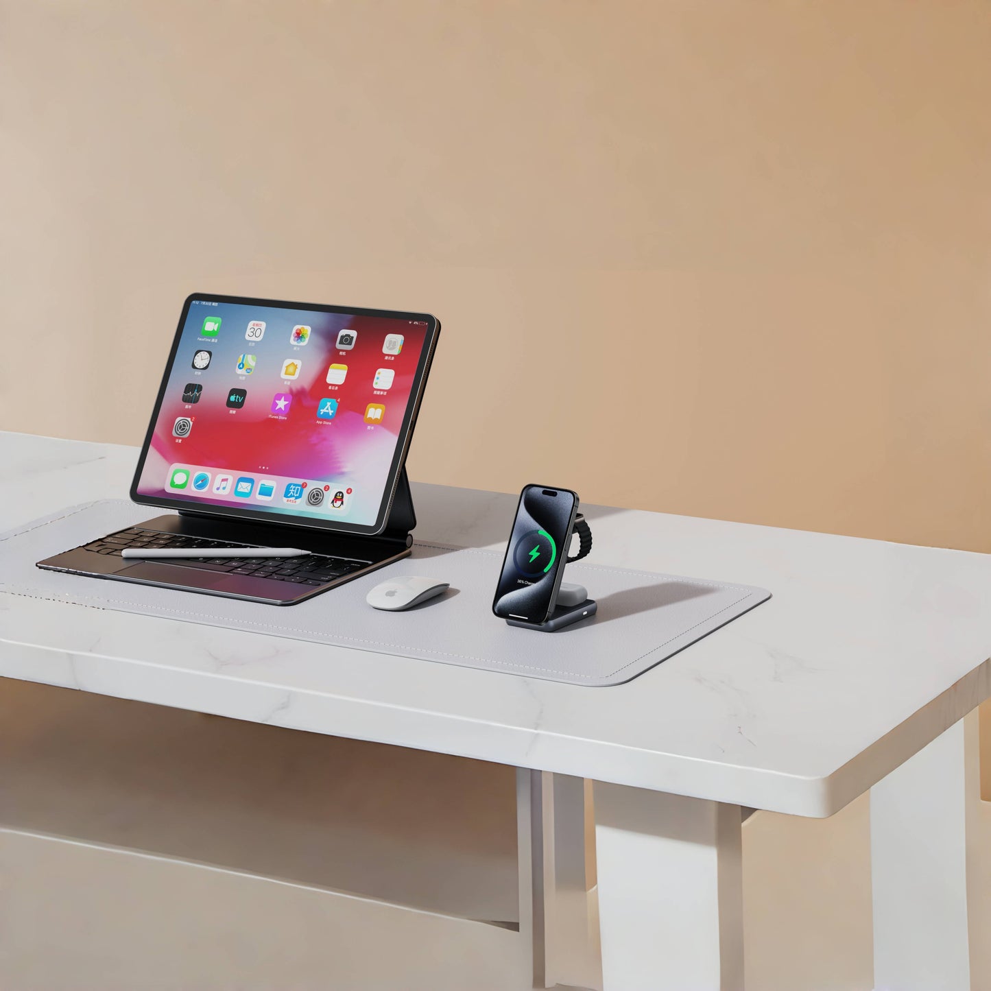 Foldable 3-in-1 Magnetic Wireless Charger