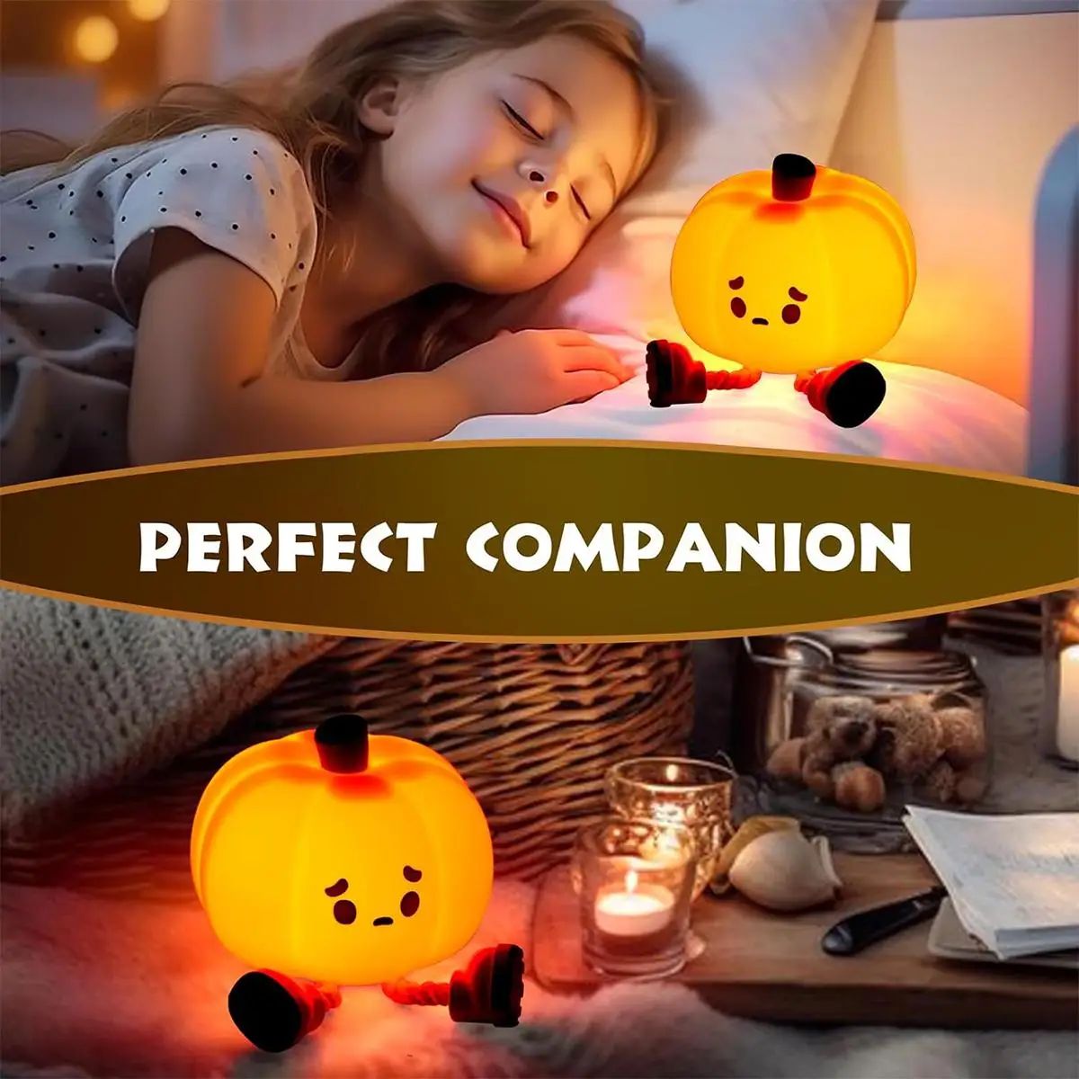 Squishy Pumpkin Night Light