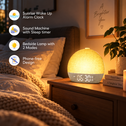 SolaGlow™ | 4-in-1 Sunrise Alarm