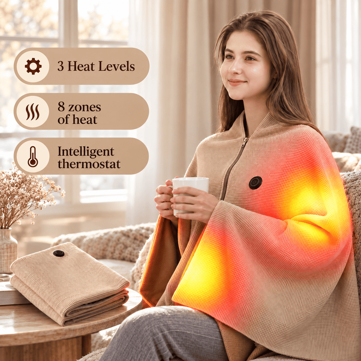WarmMe™ | Heated Shawl
