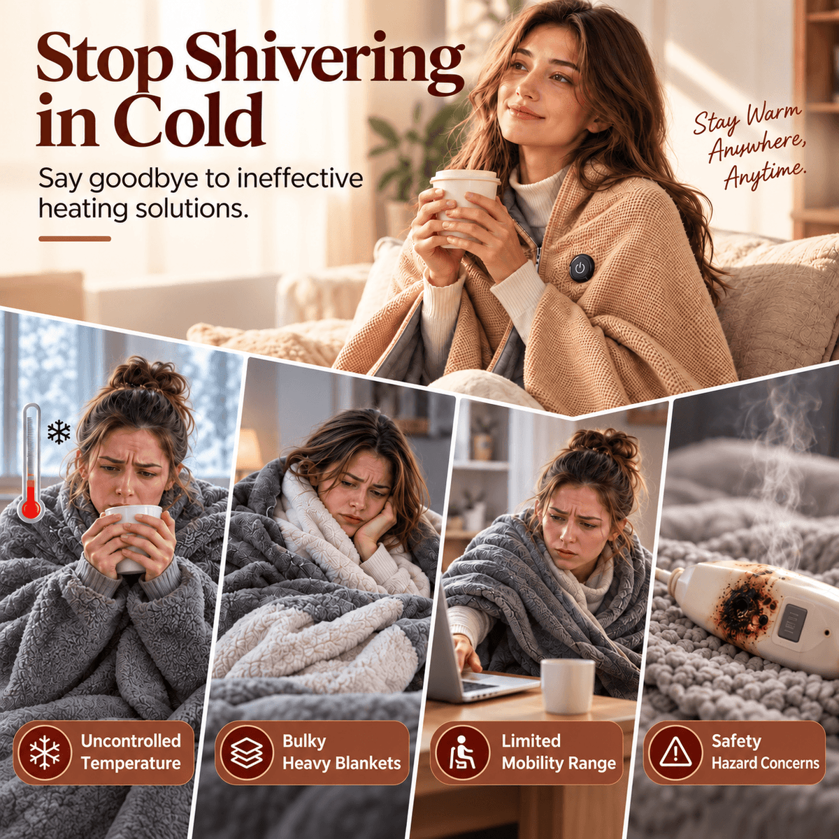 WarmMe™ | Heated Shawl