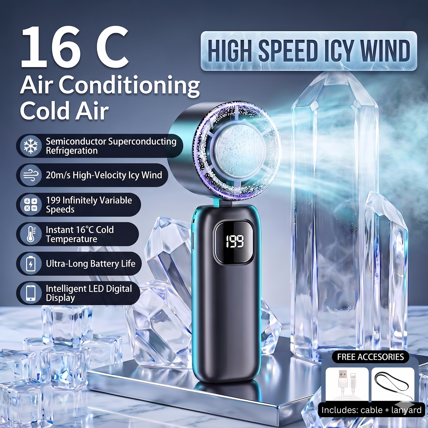 Chillio™ Mini Cooling Fan