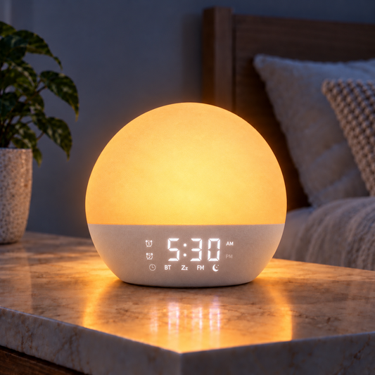 SolaGlow™ Pro | All-in-One Sunrise Alarm & Sleep Clock