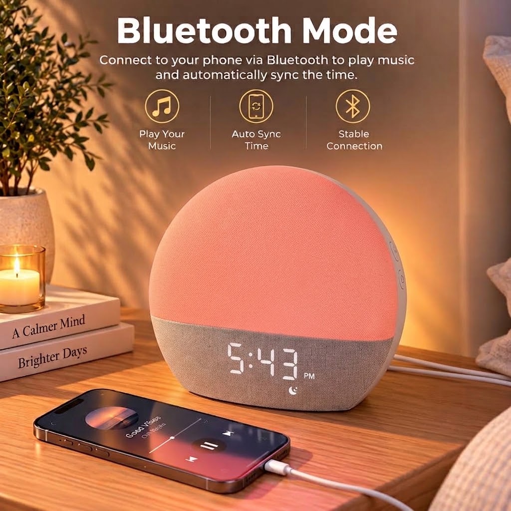 SolaGlow™ Pro | All-in-One Sunrise Alarm & Sleep Clock
