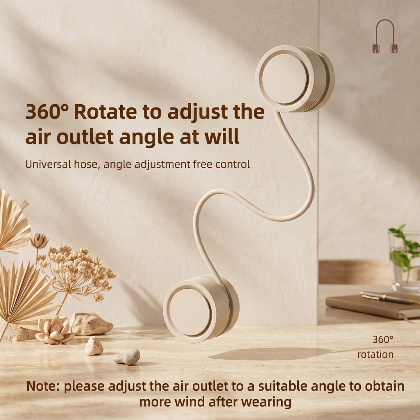 Breezio™ Foldable Neck Fan