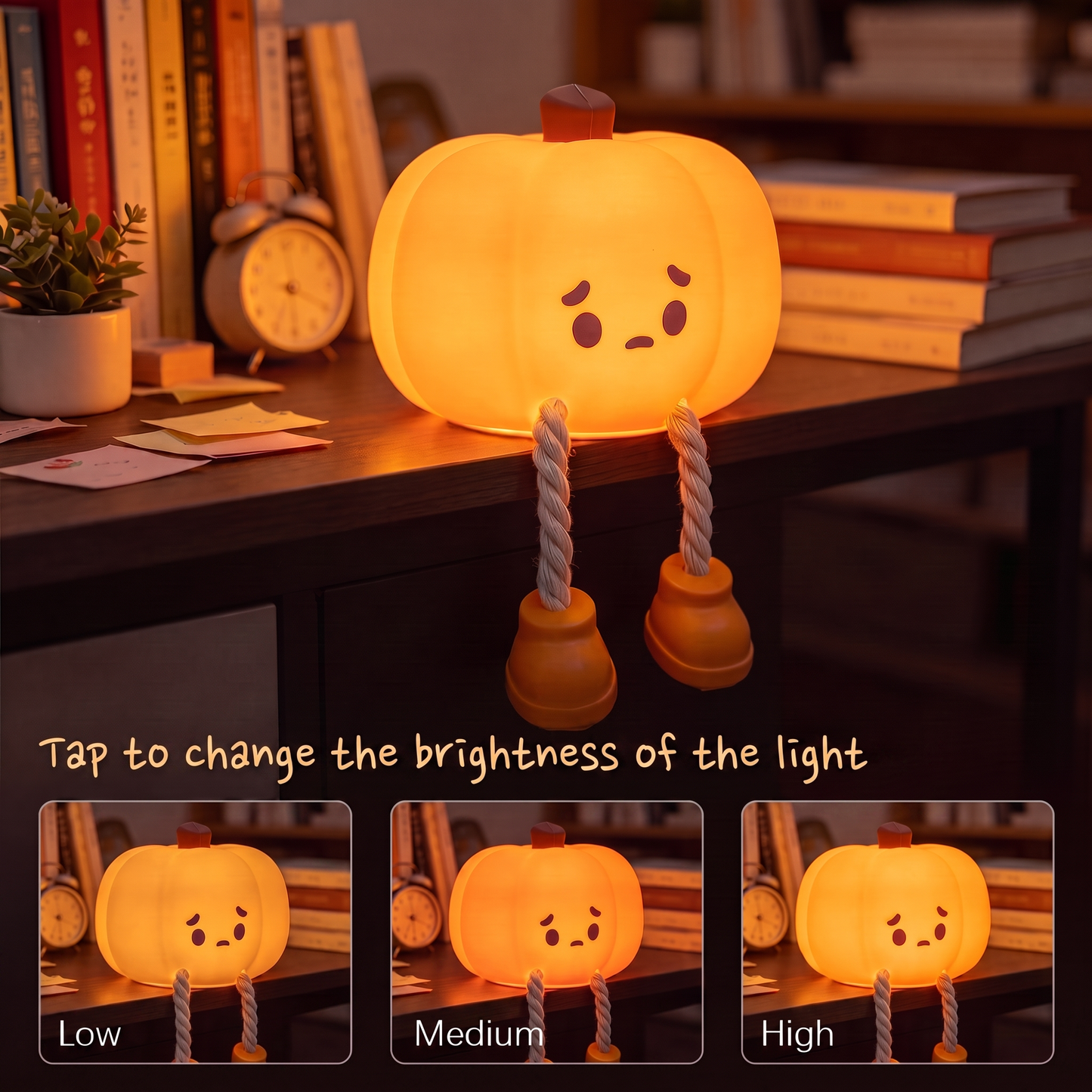 Squishy Pumpkin Night Light