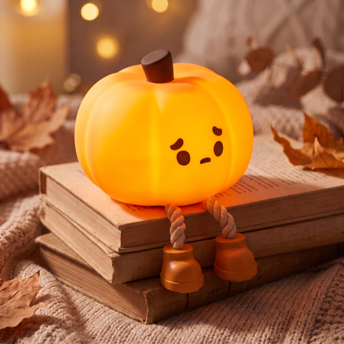 Squishy Pumpkin Night Light