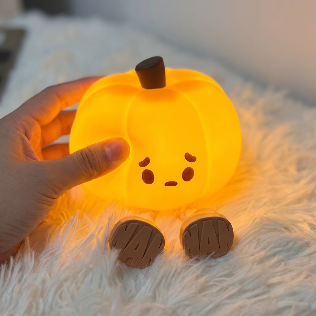 Squishy Pumpkin Night Light