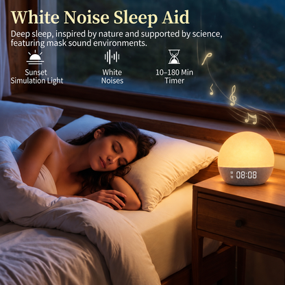 SolaGlow™ Pro | All-in-One Sunrise Alarm & Sleep Clock