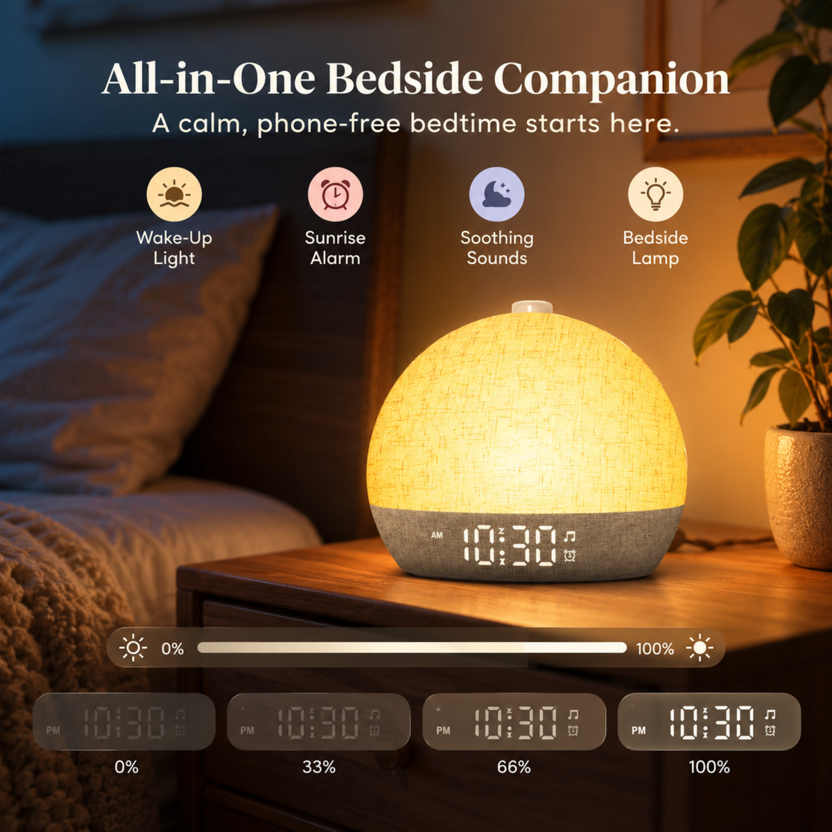 SolaGlow™ | 4-in-1 Sunrise Alarm