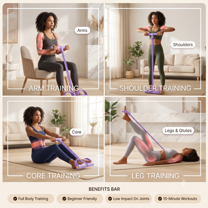 FlexPedal™ | Ultimate 15-Minute Home Trainer