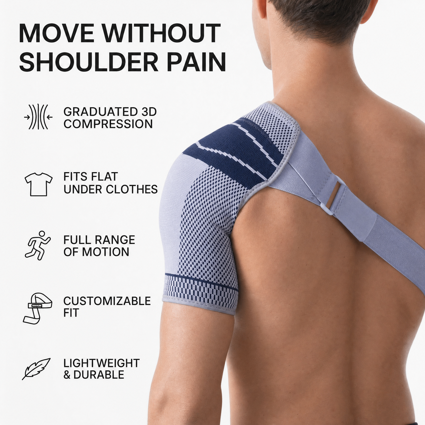 Compression Adjustable Shoulder Brace